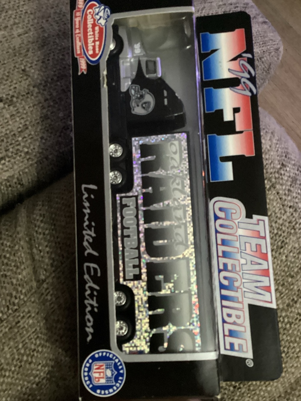 NFL Black and Silver Team Collectible Trailer